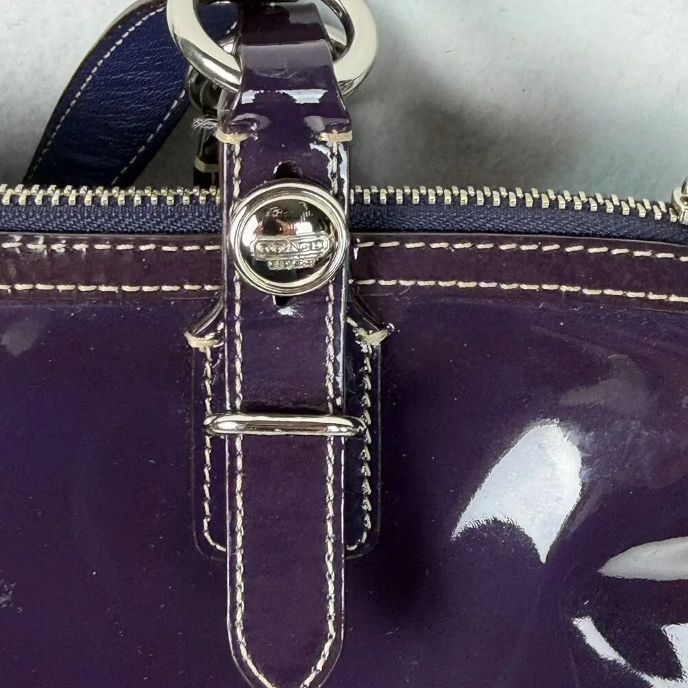 Coach structured satchel